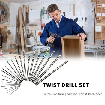 Vastupidav HSS Terasest Koobalt Mini Twist Drill Bit Set Sirge Varre Auk Avaja Võimsus Puurimine mulgustamistööriistad DIY Puidutöötlemine