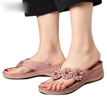 Naiste Sandaalid 2020 Magus Lille Flip Flop Daamid Sandaalid Naistele Rand Kingad Wedge Platvorm Suve Sandaalid Naistele-Jalatsid