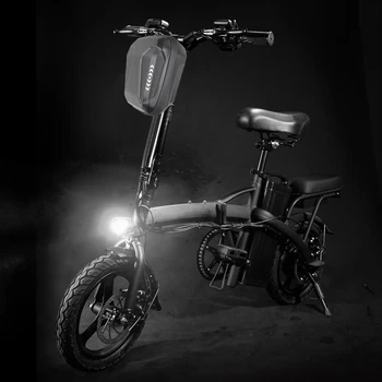 Folding Bike Pea Rippus Kott Electric Scooter EVA Kõva Kest Lenkstangi Suure Mahutavusega Kott Roller Tarvikud 2.5 L