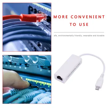 Micro-USB-Ethernet-Kaabli Liides Ethernet Adapter OTG Traadiga Interneti-Android Tablet PC-arvuti Võrgu Kaart