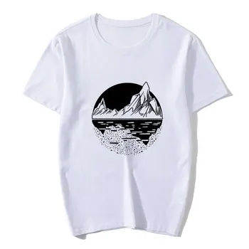 2021 Mäe tippu, Mood T-särk Naiste Harajuku T-särk Naistele, Tee Esteetiline Streetwear Riided Ulzzang Tshirt Vintage