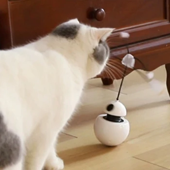 Naljakas Kass, Mänguasi, 3 in 1 Multifunktsionaalne Robot Trummel 360 Kraadi Automaatne Pööramine Kass Interaktiivne Mänguasi Tark Kass, Mänguasi