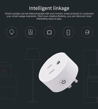 15A Tuya ZigBee Smart Elektri Pistikupesad 110-250V Traadita MEILE Ühendage Taimer Smart Home kontrolli kooskõlas Alexa Google Kodu