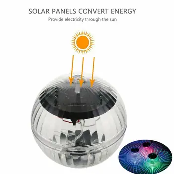 Solar Powered Ujuvad Tiigis Lamp, Aed, Bassein Värvi muuta LED-Tuled Väljas Päikese Ujuvad Tuled Koju Docor