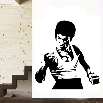Klassikaline Bruce Lee Seina Kleebised Kodu Sisustamiseks Dekoratiivse Seina Kleebis Kids Room Laadi Decor Art Vinyl Kleebised