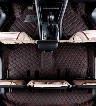 Kõrge kvaliteet! Kohandatud eriline auto põranda matid Hyundai Santa fe 7 istekohti 2021 vastupidav veekindel vaipade jaoks Santafe 2020-2019