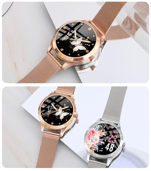 2021 LW07 Smart Watch Naiste Smartwatch Rose Gold Fitness Käevõru Täis Touch Veekindel IP67 Daamid Tüdrukud