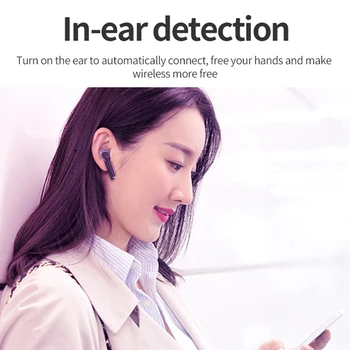 S16 Bluetooth-5.0 Earbuds koos Mic-Veekindel Juhtmevaba Vajutage Kõrvaklapid Sügav Bass ja Kõrge Kvaliteediga Lossless Audio(Black)