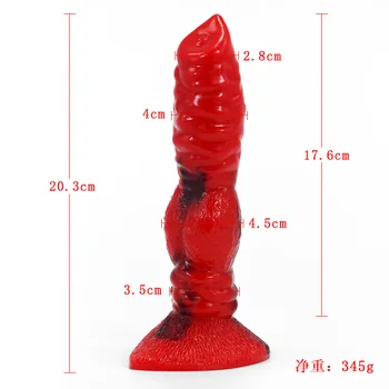 Täiskasvanud sugu toodete hunt koera loomade dildo peenise naissoost masturbatsioon kinni anal plug masturbatsioon seade värv sugu mänguasi pehme dildo