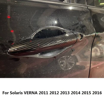 Auto Välimise ukselingi Kate Sisekujundus jaoks Hyundai Solaris VERNA 2011 2012 2013 2016 Auto Tarvikud