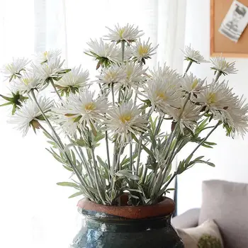3 Pead Kvaliteetset värsket Põhjamaade võltsitud lille kimp kunstlikku lille kodu elutoa kaunistamiseks tabel lill teenetemärgi