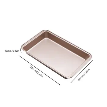 Non-stick Ahjugrill Vask Brownie 18 Auku Koos Integreeritud Slicer ideaalselt Terav Serv Metallist