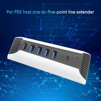 USB-Jaoturi Expander Hub Adapter Digital Edition 5-Port USB Hub Jagaja Laiendamine kiire Adapter Converter