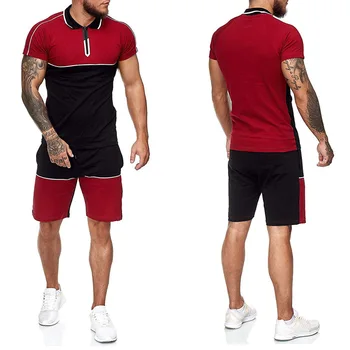 2021 suvel uus casual sportswear meeste T-särk + sport püksid sobivad kõrge kvaliteediga spordi-meeste T-särk sport töötab ülikond