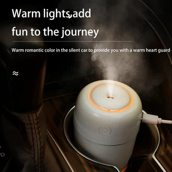Eeterliku Õli Hajuti Ultraheli Niisutaja koos Led Light Usb Ventilaator Aroomiteraapia Fogger Office Home Auto