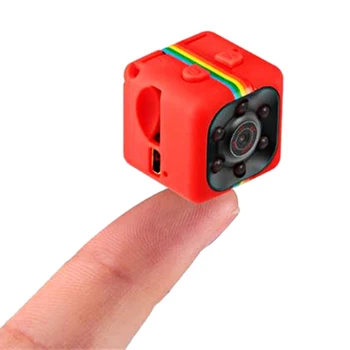 SQ11 Mini Auto DV DVR Kaamera Kriips Cam-IR-Night Vision Punane Kriips cam + tagasi clip + USB kaabel
