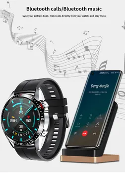 V1 Smart Watch 1.3 tolline Südame Löögisagedus Puhkeolekus Jälgida Veekindel Fitness Tracker Mõõtmine kehatemperatuuri Smartwatch Android ja IOS
