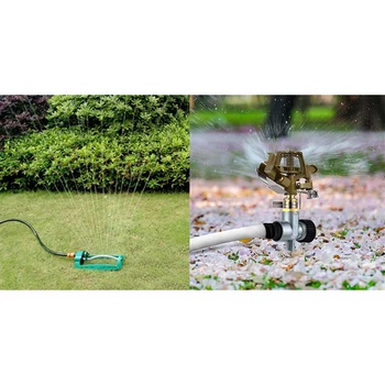 2 Sätestatud Muru Sprinkler Vee Pihusti Otsik Jootmise Niisutus, Aed Sprinkler-Tools Sinine Ja Pildi Värv