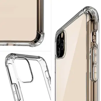 Läbipaistev, Selge, Kõva Plasti Puhul iPhone11 Pro XR Max 6S XS X 8 7 6 Põrutuskindel Kristall-Selge Katta Kaitsva Pluss