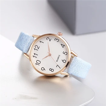 2020. aasta uus mood creative brändi daamid quartz watch nahast daamid dial vaadata õpilane Relogio Reloj