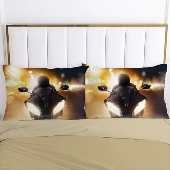 1tk Auto Padja kate padjapüür Voodipesu Padjapüür Pillowcovers dekoratiivsed 50x70 50x75 3D Print kollane