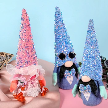 Pulm Gnome Litrid Pruut Peigmees rootsi Nisse Tomte Elf, Dwarf -, Plüüš-Mänguasi, Köök Talumaja Astmeline Sahtel Kaunistused M17D