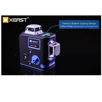 XEAST XE-67G Por 8 line laser level 360 Füüsilisest tasandamine 3D/2D Laser Tasandil Vertikaalne ja Horisontaalne Risti Võimas Roheline Laser Beam