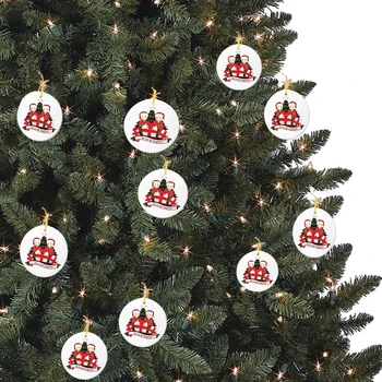 Uus Aasta Jõulupuu Rippuvad Kaunistused Meil Jäi Koju Ornament DIY Isikupärastatud Loomingulised Pere Ripats