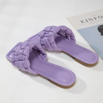 Uus Suvine Fashion Design Jutustama Naiste Sandaalid Korter kontsad Daamid Sandaalid Avatud Varba Kingad Värvilisi Komme, Värvid Magusad Korterid