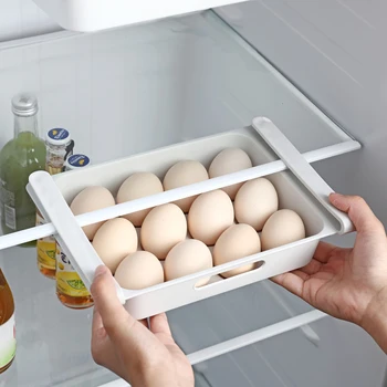 1TK Külmik Ladustamise Kasti Plastikust Muna Ladustamise Köök Väljas Pikniku 18 Grid Konteiner Multifunktsionaalne Crisper Korraldajad