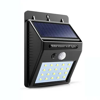 LED Light Waterproofx 20 LED Solar Sensor Valguse liikumisanduriga seinavalgusti Väljas Aias, Hoovis, Tänaval Lamp energiasääst Rippuvad
