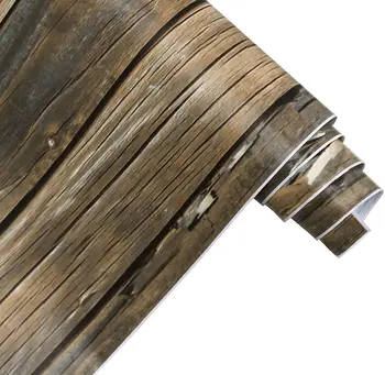 Retro Faux Puit Tera Koorega Ja Kinni Tapeet isekleepuv Puit Plank Tapeedi Rulli Eemaldatav Vinüül Seina, mis Hõlmavad Seina
