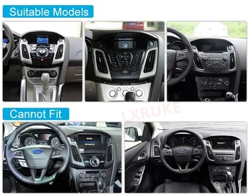 Carplay Android 10.0 Auto GPS Navigatsiooni Ford focus 2012-2018 Autostereo headunit Multimeedia mängija, Auto raadio-magnetofon