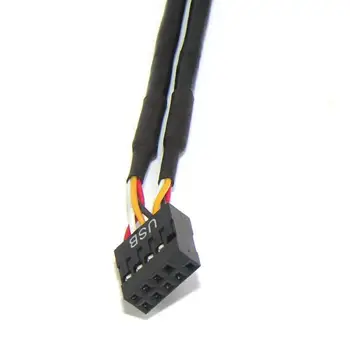 Emaplaadi 9pin Splitter 1 Mees 2 Naine pikendusjuhe Adapter Lauaarvuti 9-Pin-USB2.0 HUB Pistiku Adapter Kordaja HUB
