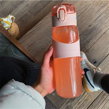 520ML Väljas Vee Pudel Õled Sport Ratsutamine Pudelid Eco-sõbralik Kaanega Matkamine, Telkimine Jalgratta Jõusaali Ruumi Cup Pudel