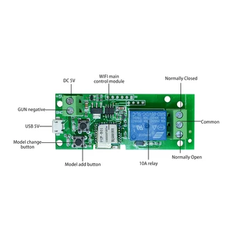 EWeLink USB-DC5V Wifi Lüliti Traadita Relee Moodul Targa Kodu Automaatika Moodulid kaugjuhtimise Lüliti Access Control Süsteem