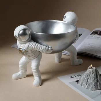 Põhjamaade Luksus Skulptuur Astronaut Vaik Kuju Loomingulisi Ornament Desktop Kaunistamiseks Peen Kingitus Sõpradele Elutuba Decor