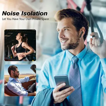 Juhtmeta Kõrvaklapid Bluetooth-ühilduva 5.1 TWS Hifi Kõrvaklapid ES05 Nahast Sport Müra Vähendamise Earbuds Mic Gaming Headset