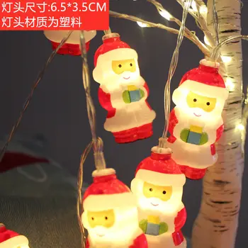 FLKL jõulukaunistused Stseeni Paigutus ja Christmas Tree Teenetemärgi Tuled 5Meters LED Aku Tuled Vanad Inimesed String Tuled