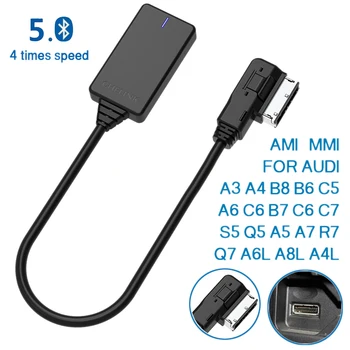 AMI MMI MDI Traadita Aux Bluetooth Adapteri abil Heli Muusika Auto Bluetooth jaoks A3 A4 B8 B6 K5 A5 A7 R7 S5 Q7 A6L A8L A4L