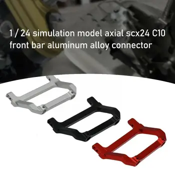 1/24 Simulatsiooni Mudeli Telg SCX24 C10 esistange Alumiinium Pistik Auto Osad, Kaitseraua Sulamist Tarvikud Metallist Uuendada Fron F0G3