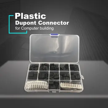 620pcs Dupont Pistik 2.54 mm, Dupont Kaabel Jumper Wire Pin Header Eluaseme Komplekt, Mees Press Sõrmed+Female Pin-Terminali Liides