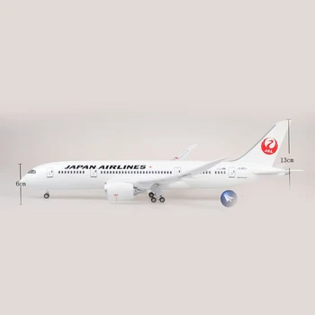 JASON TUTU 43cm Vaik Diecast 1:130 Skaala Japan Airlines Boeing B787 Lennuk Mudel Lennuk mudellennukid, Hele & Ratta Kava