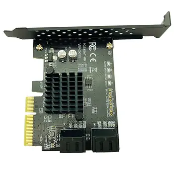 SATA PCI Express 4 Sadamate Laiendamine Graafika Kaardi SATA 3.0 Kontroller PCI-E Raid Kaart PCI E SATA3.0 Adapter Converter Kaart