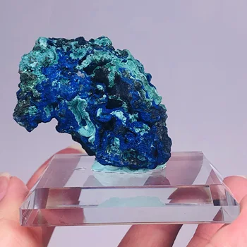Looduslik azurite tšakra mineraal kristall isendite kivide tervendav