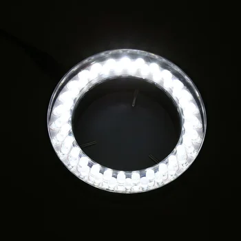 56 LED Reguleeritav Rõngas Valgus valgusti Lamp stEREO SUURENDUSE Mikroskoobiga A0KF