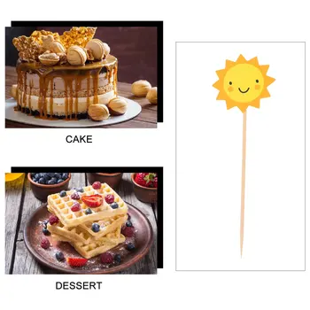 8pcs Dekoratiivsed Cake Toppers Cupcake Magustoit Sisestamine Kaardid Pool Tarvikud