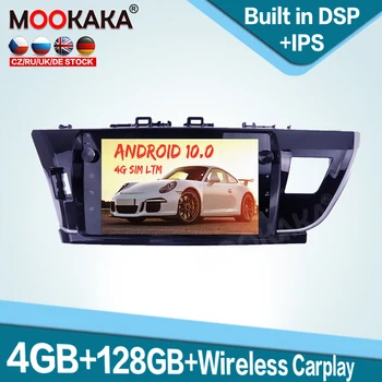 128GB Carplay Android Auto Multimeedia Mängija Toyota Corolla 2013 - 2016 Auto Raadio GPS Navigatsiooni Audio Stereo juhtseade DSP