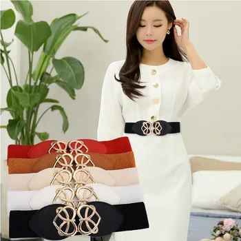 Uus lai vöö armastus nuppu naiste mood korea kleit dekoratiivsed vöökoht elastne vöö