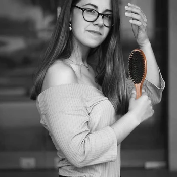 Hair Care Pro Salon Juuste Ravi Stiil Vahend Kaardus Käepide Anti-korrosiooni-Vastupidav Juuksed Harja Sile iga Päev Kamm